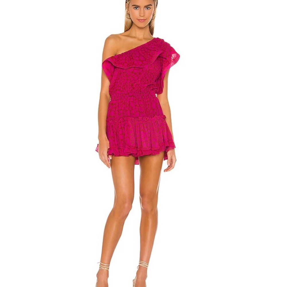 Josephine Dress in Pink Giraffe
